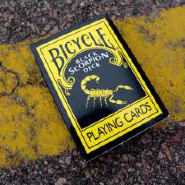 BLACK SCORPION DECK BICYCLE PLAYING CARDS POKER SIZE