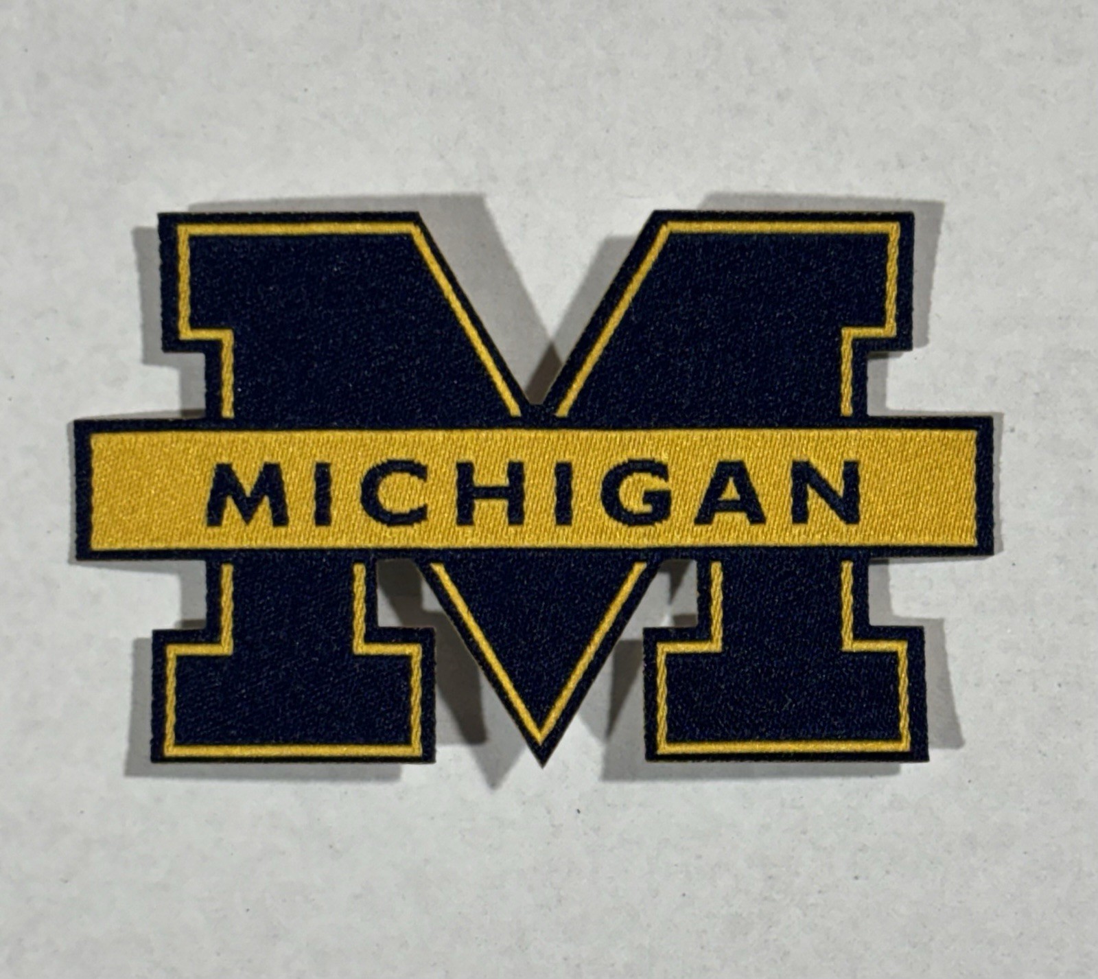 Michigan Wolverine Woven Iron-On Patch - Big Discount On 5 Or More. Go Blue