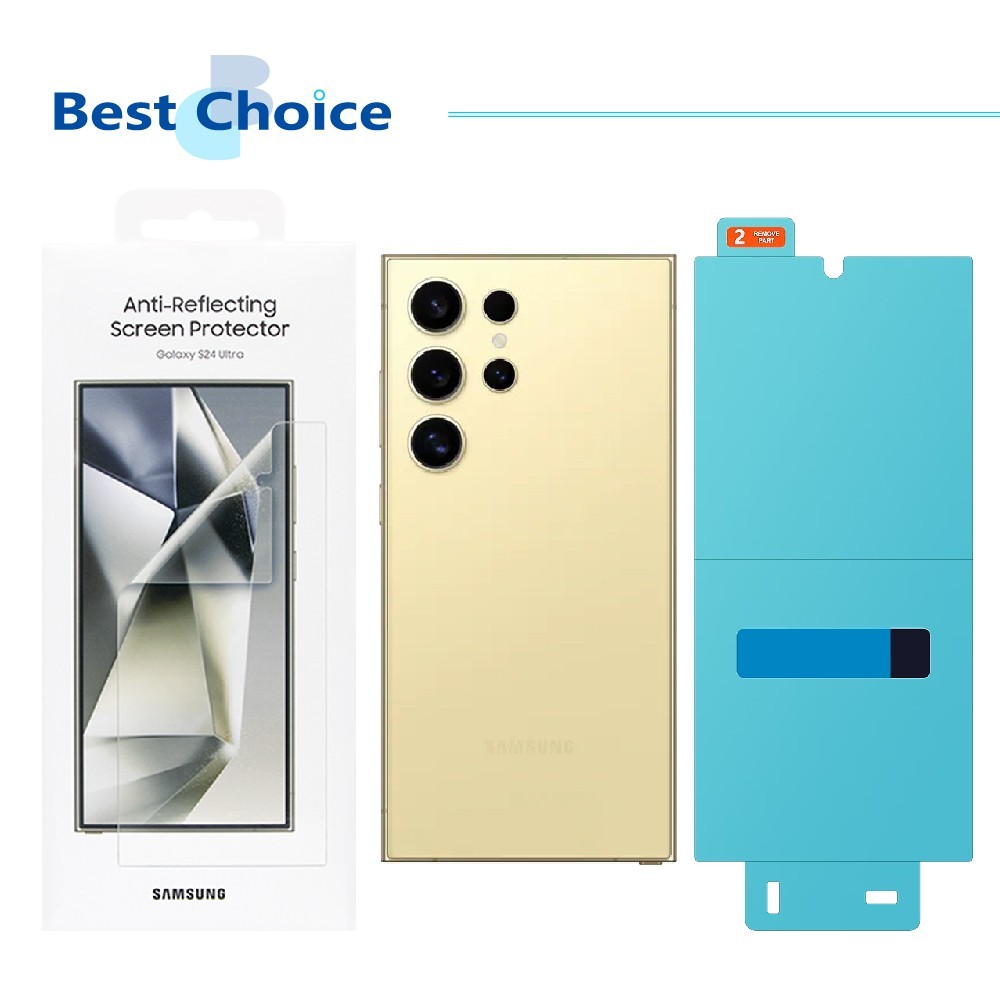 Original Samsung Anti-Reflecting Protector for S24 Ultra【US928】with 2 sheets