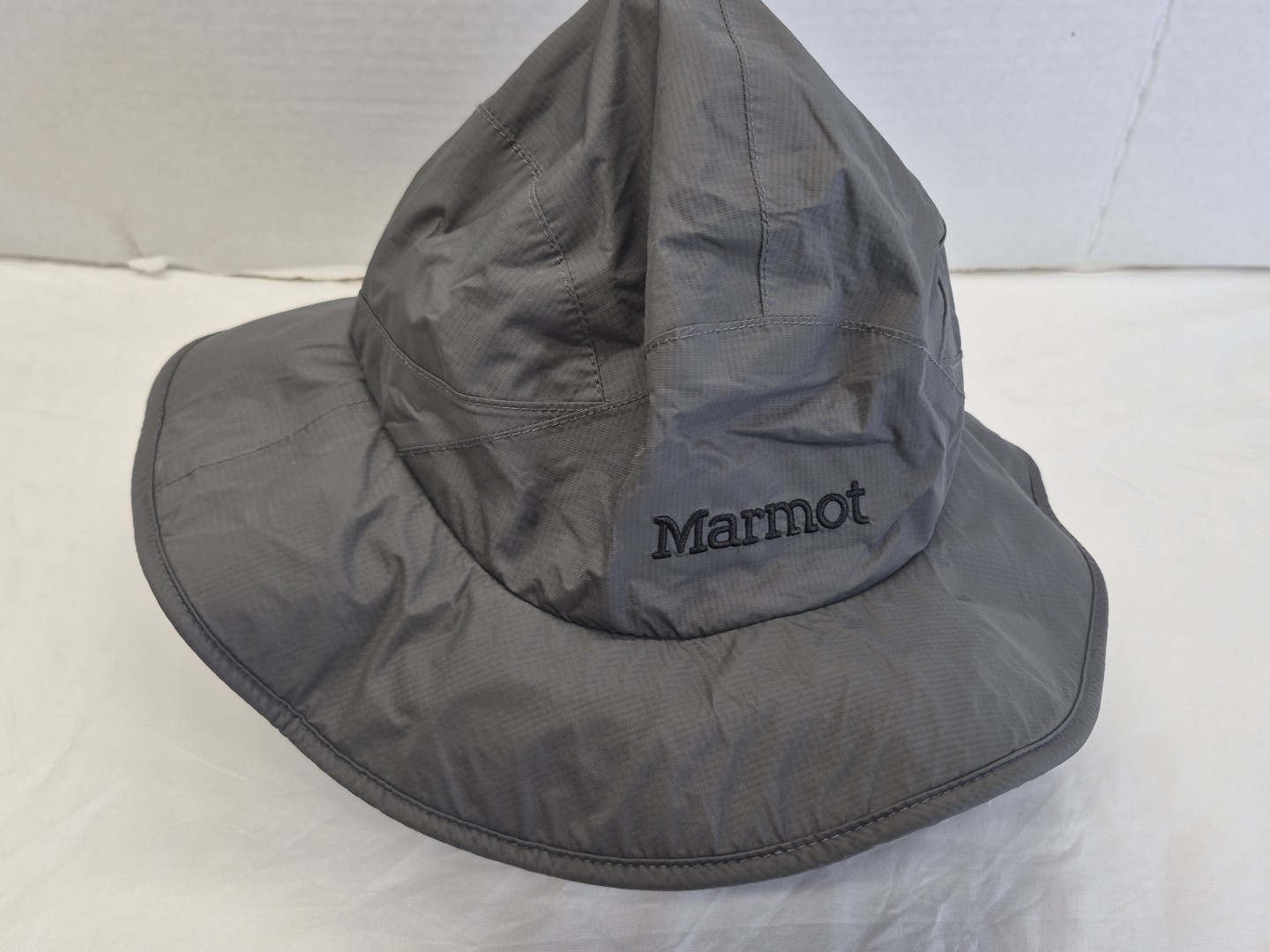 Marmot Wide Brim Sun Hat Men's S/M Gray Lightweight Outdoor Hiking Boonie Hat