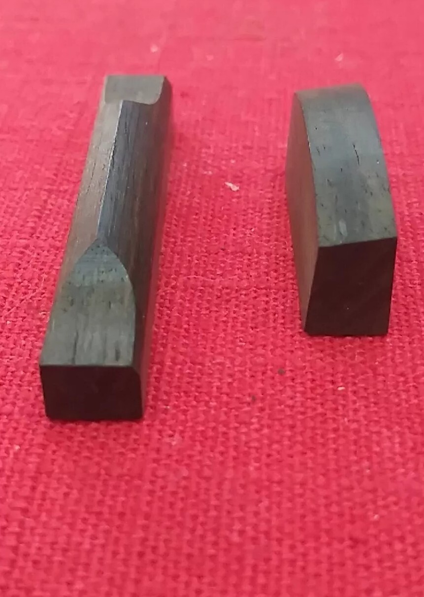 Violin/Viola Nut & Saddle -Ebony (USA Seller)