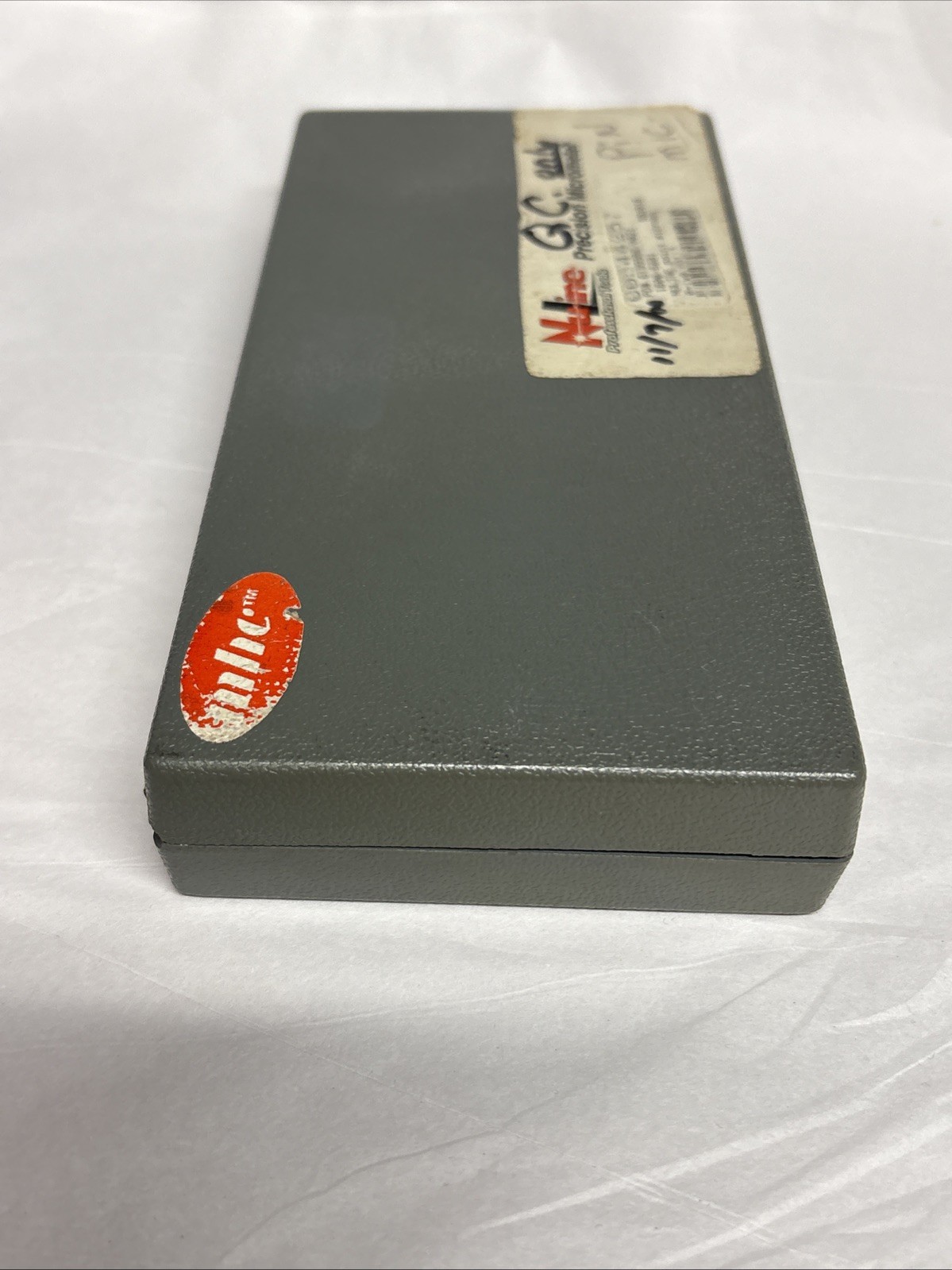 NULINE PRECISION 15° POINT MICROMETER 0-1" RANGE .001" GRADS W/case & Wrench