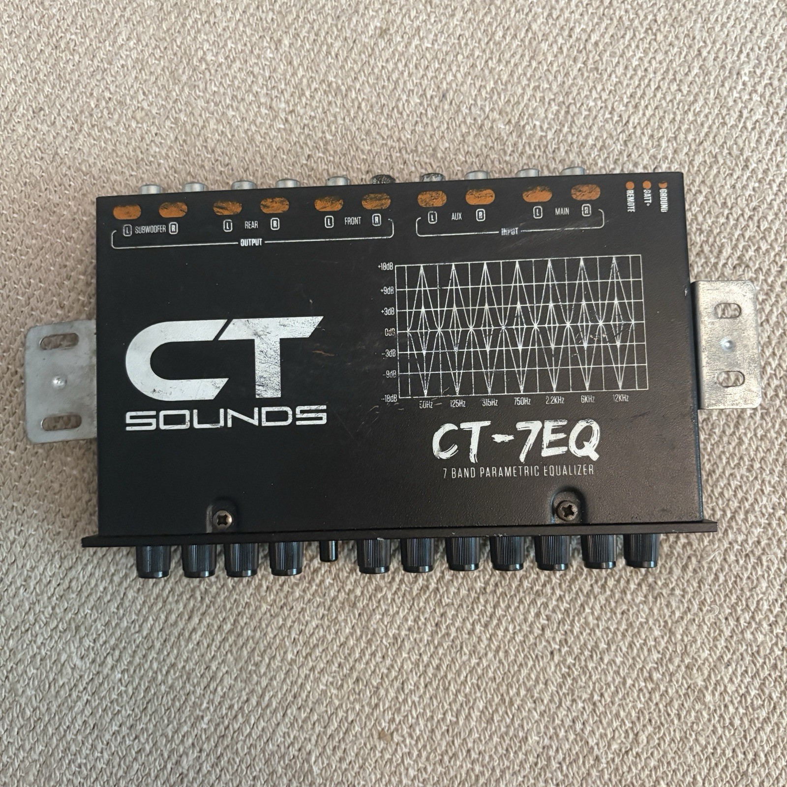 CT Sounds CT-7EQ 7 Band Parametric Car Audio Equalizer