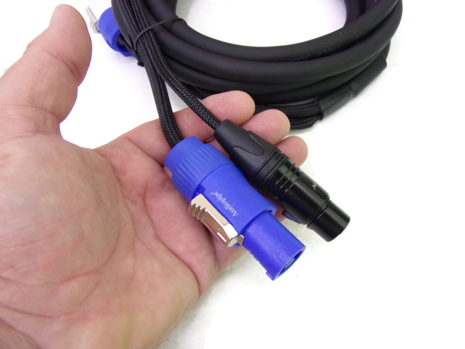Audiopipe 12Ft DMX Extension Cable w/ Power & XLR Connectors EX-PWC-DMX-12 NIP