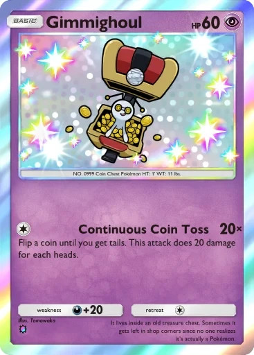 [DIGITAL Trade] Pokemon TCG Pocket Gimmighoul - Shiny -Paldean Wonders Set-