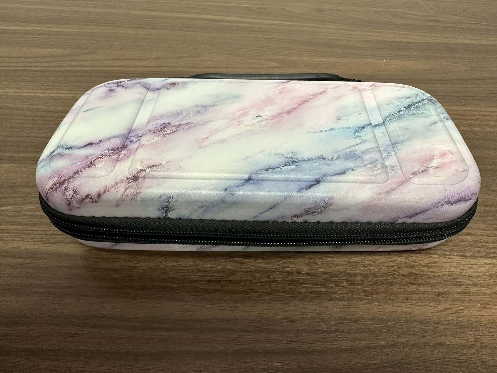 Tye Dyed Purple White Blue Heavy Duty Rubberized Carrying Case For Nintendo 0E