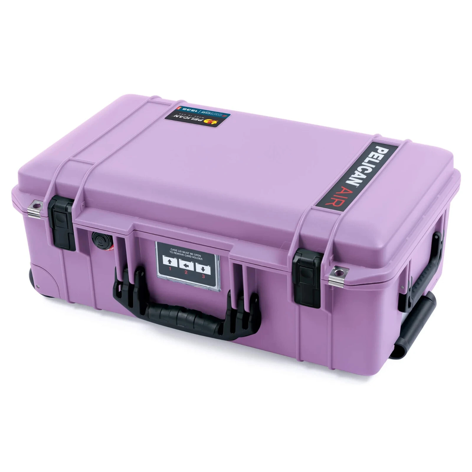 Lilac & Black Pelican 1535 air case. Case comes empty.