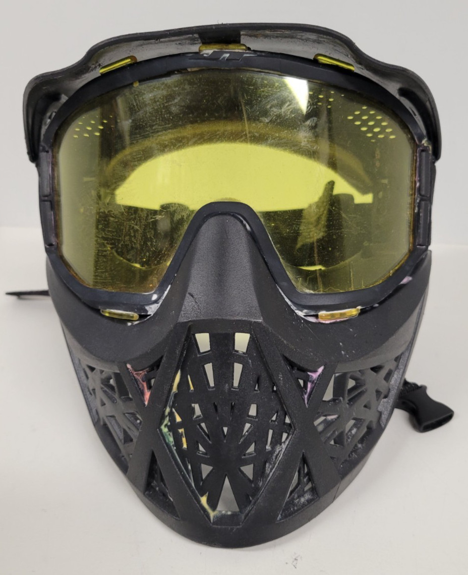 JT Full Face Protection Black Adjustable Paintball Mask