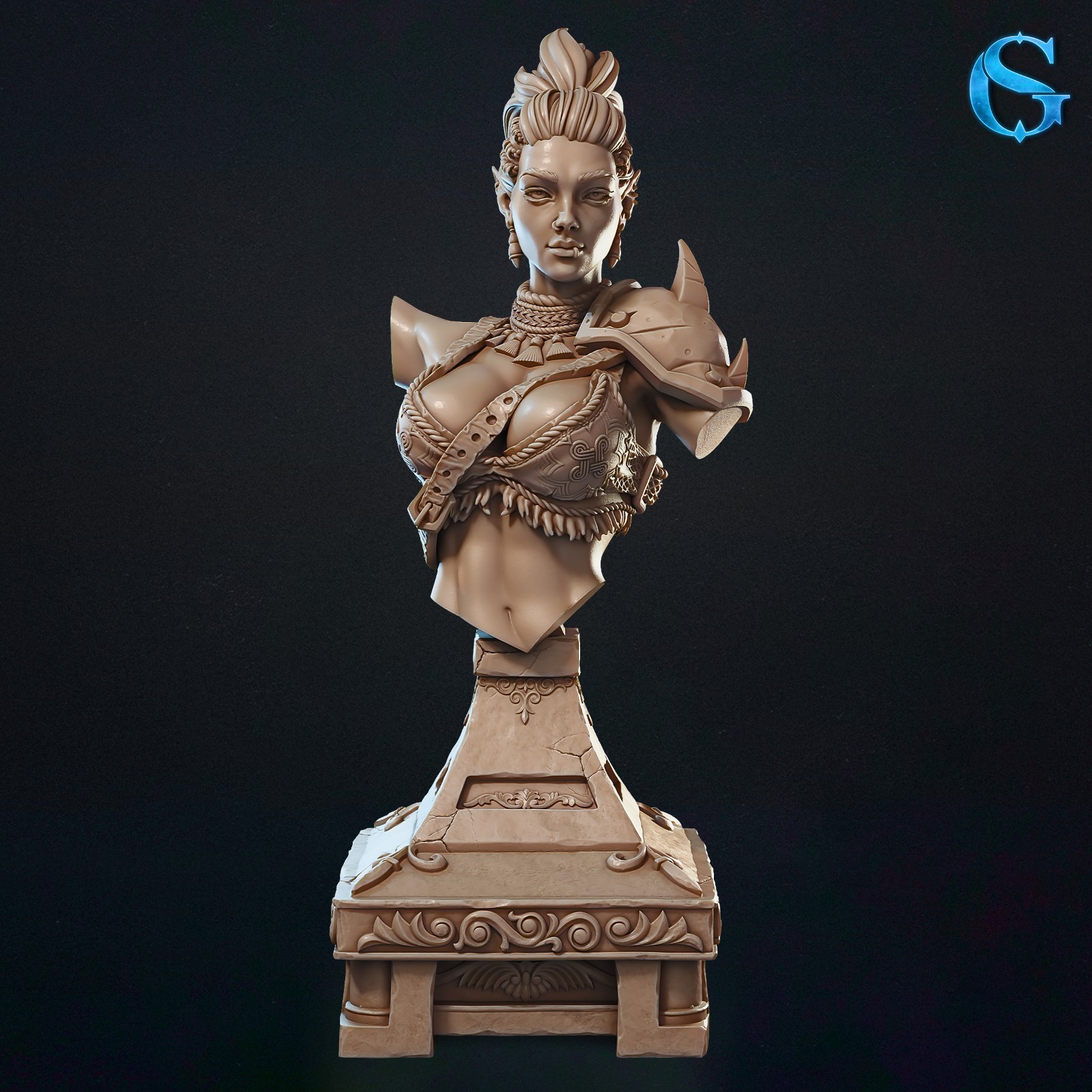 Dungeons and Dragons - HD Resin Print - Female Goblin Bust - Greeraka