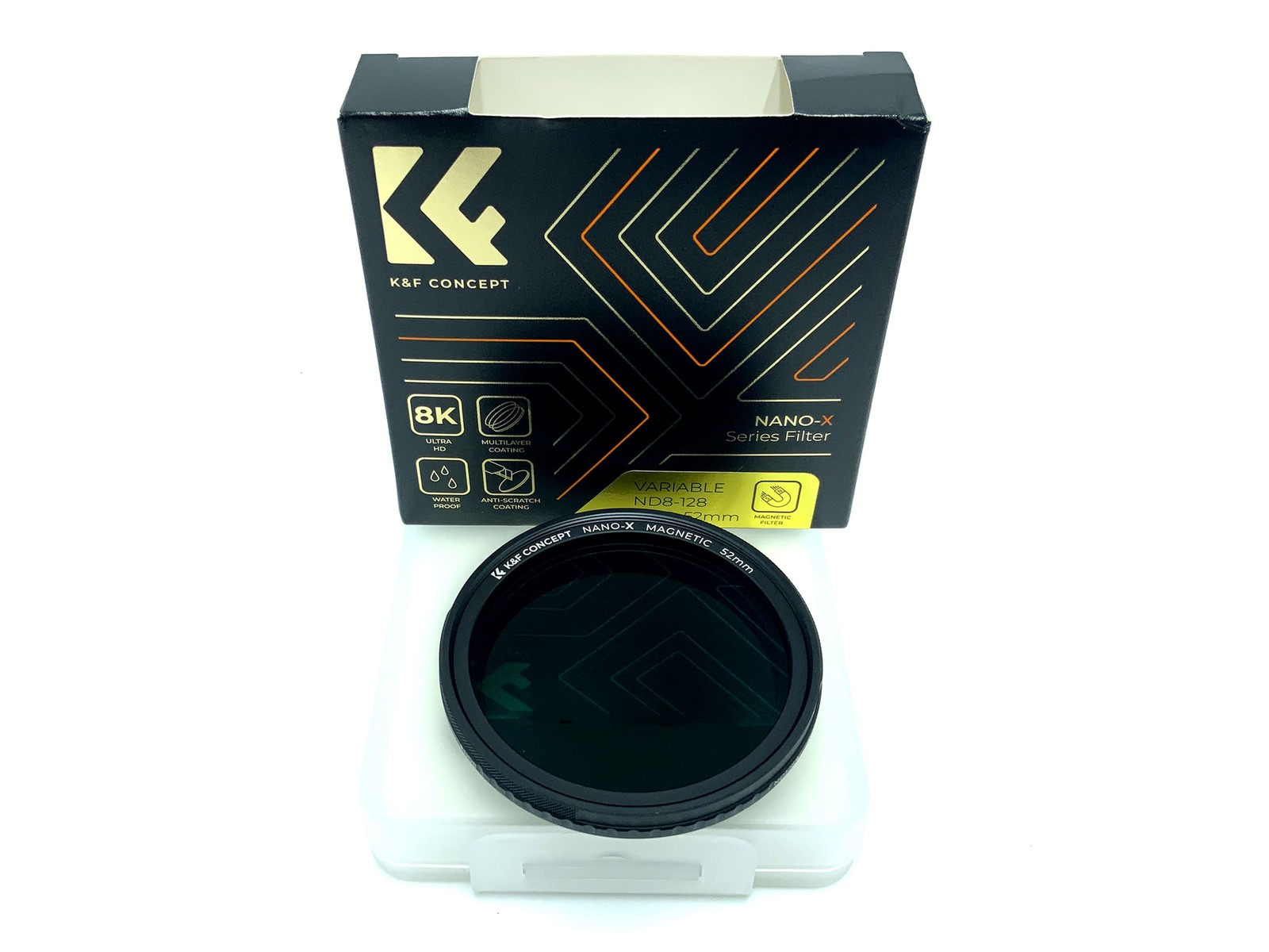 K&F Concept Graufilter Nano-X MRC Variable ND8-128 52mm Filter