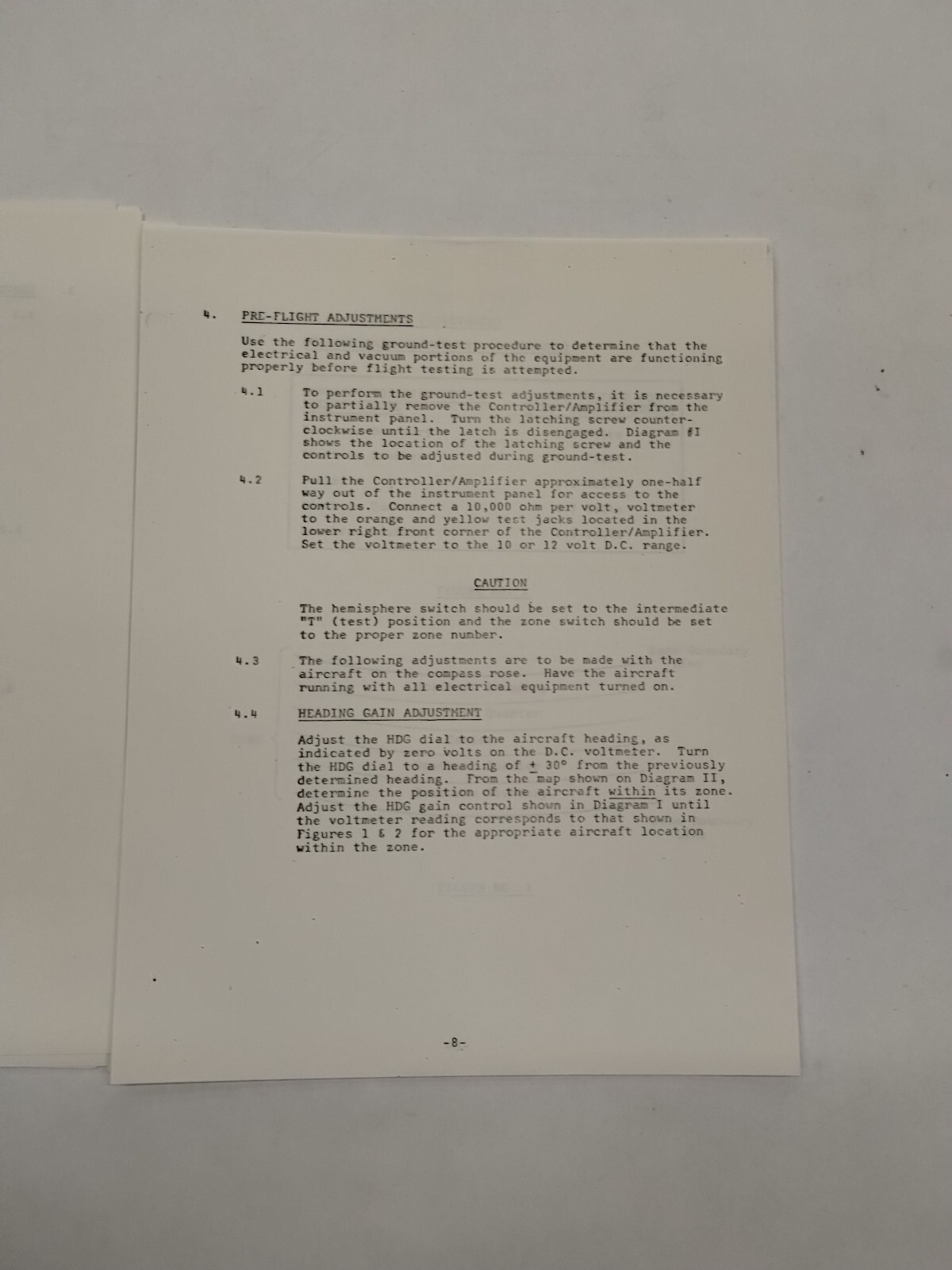 Brittain Industries Mooney Navigation Coupler Operation & Service Instructions