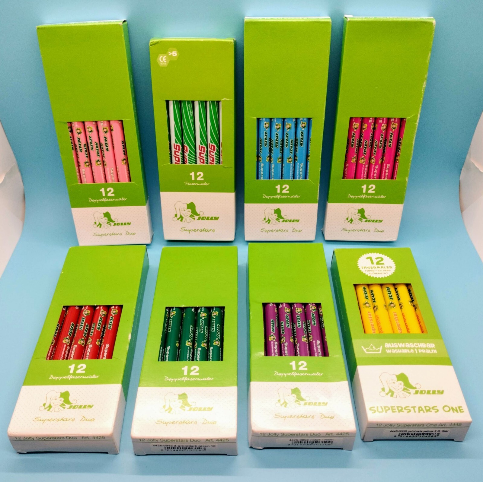 Jolly Brevillier-Urban Superstars Fibre-Tipped Markers Pack of 12 - Choose Color