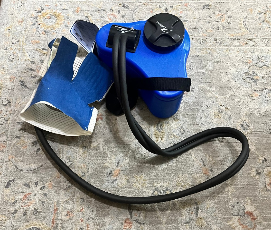 Deroyal T505 Cold Therapy Unit & AC Adapter Power Cord AS IS for parts or refurb