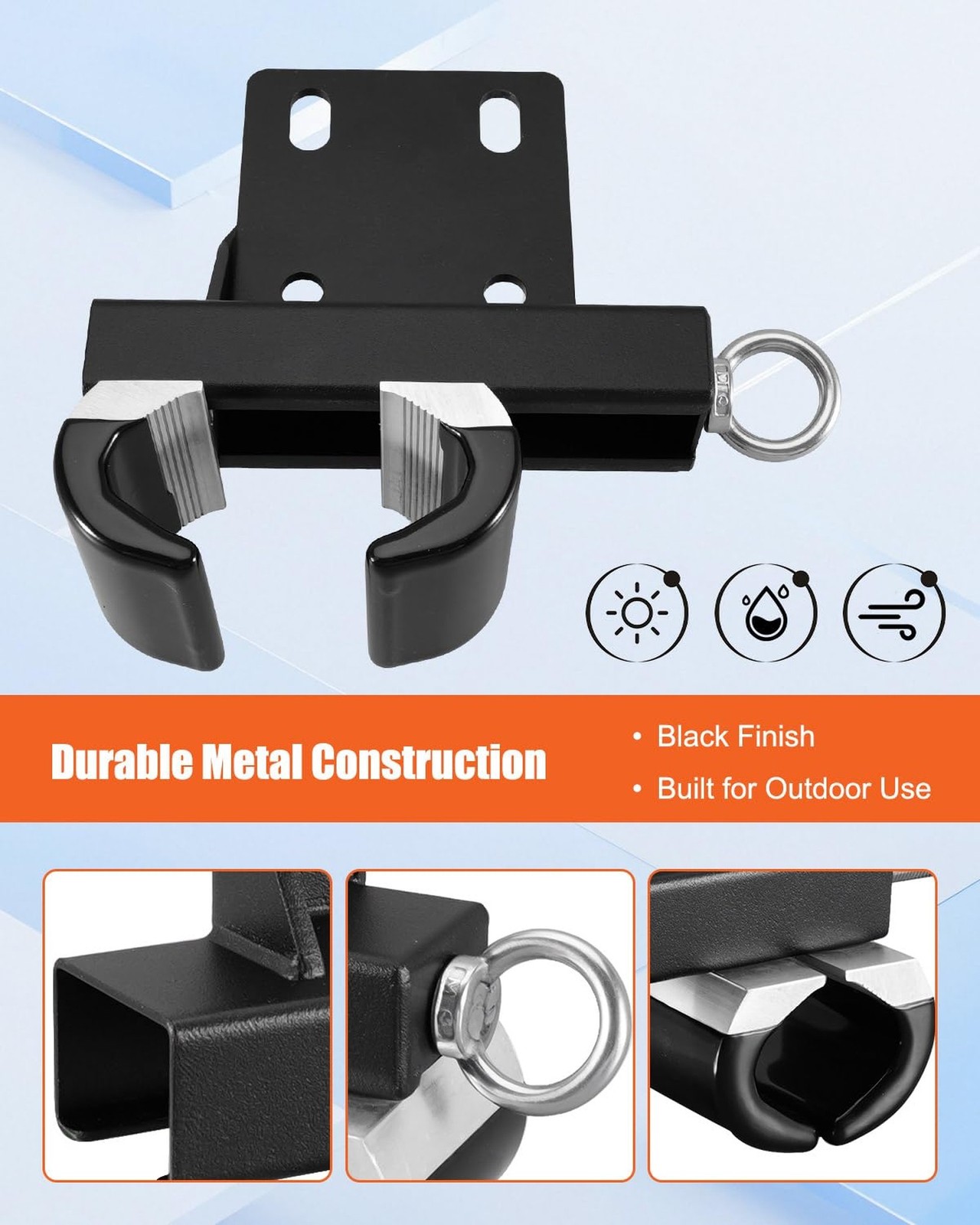 Upgraded Triangular Reinforcement Universal Roof Rack Mounting Brackets for A...