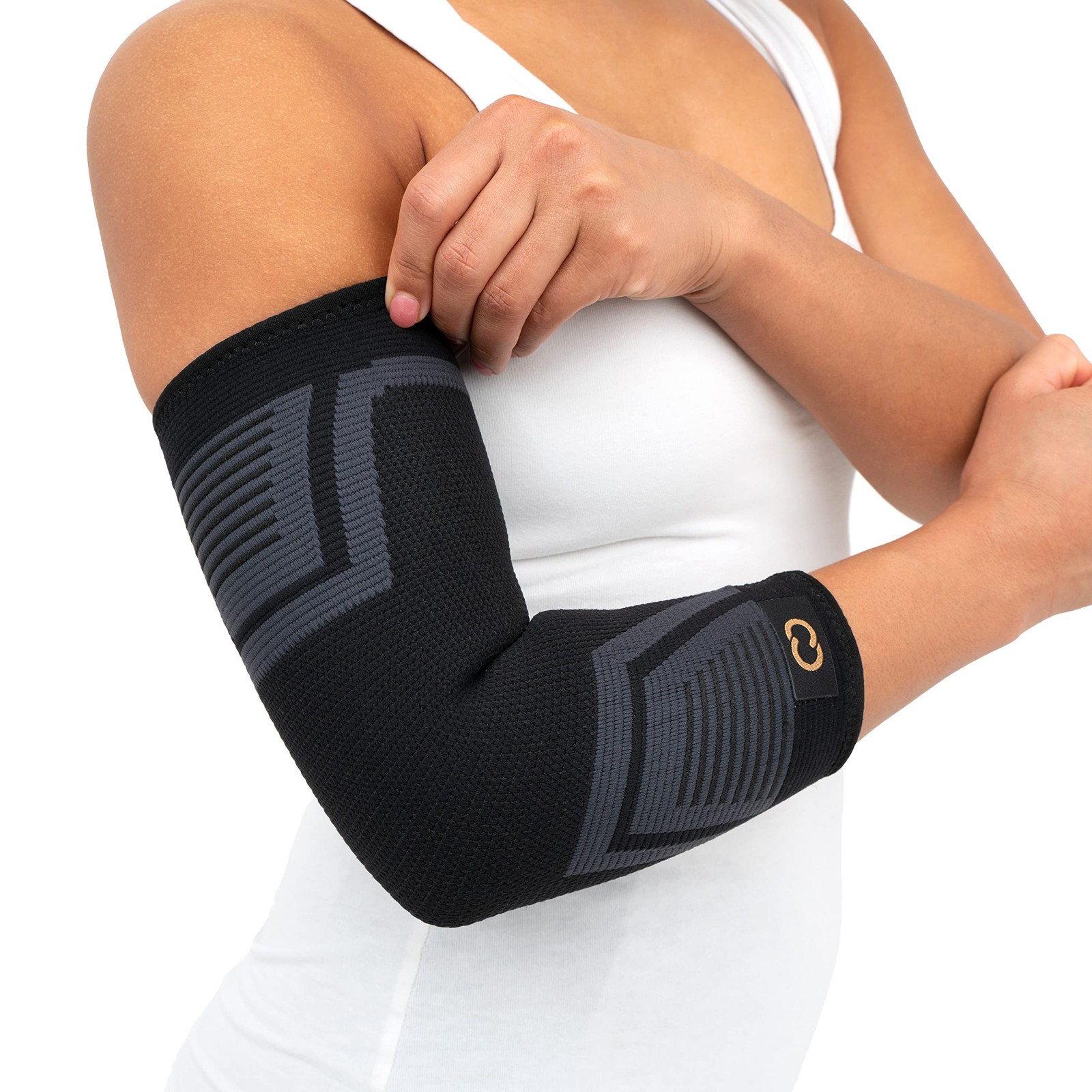 PowerKnit Elbow Sleeve - Seamless Elbow Brace for Men & Women - Pain Relief f...