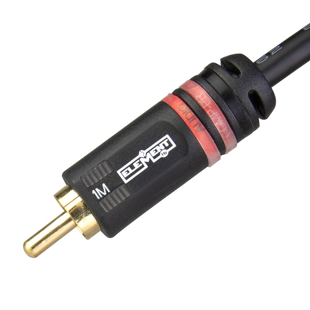ELE14001M Element-Hz™ Universal Dual RCA Cable (1 Meter / 3.28ft)