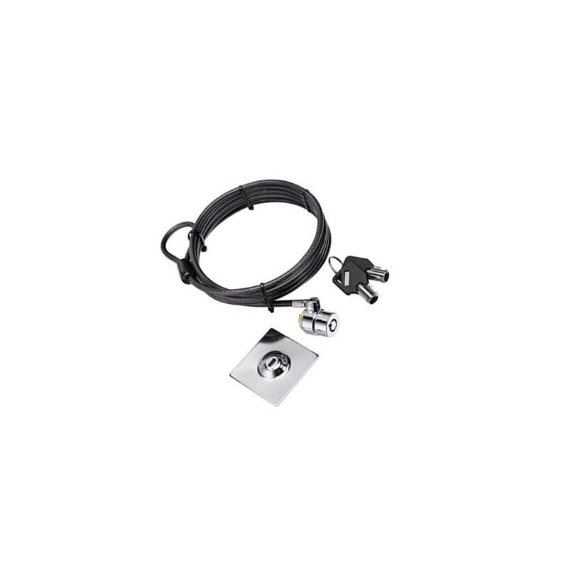 Laptop Lock cable lock with key 7 Pins Tubular key Wire Laptop lock for ipad