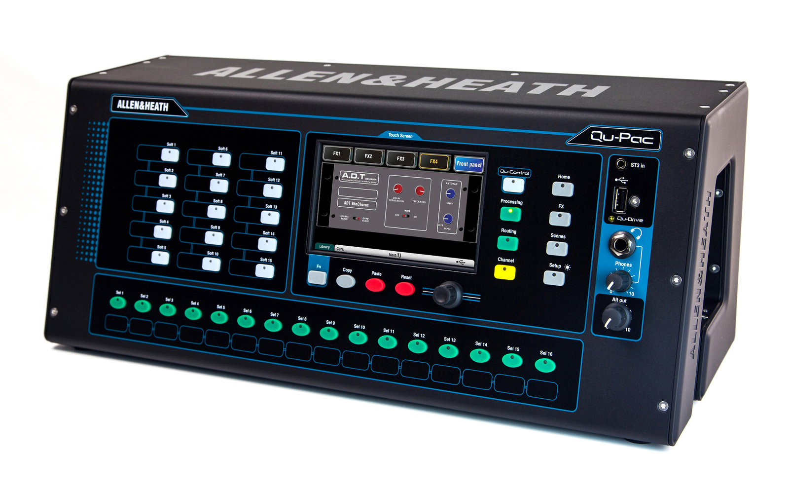 Allen & Heath QU-PAC 16-Input 32-Channel Rackmount Digital Mixer
