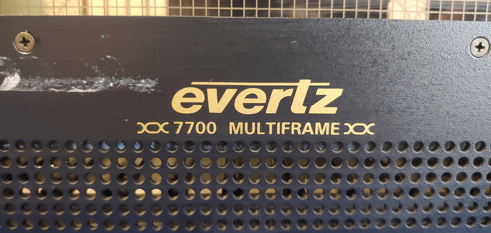 Evertz 7700FR-C Multiframe w/7700CM-2 Sub Assembly *NO PSU's*
