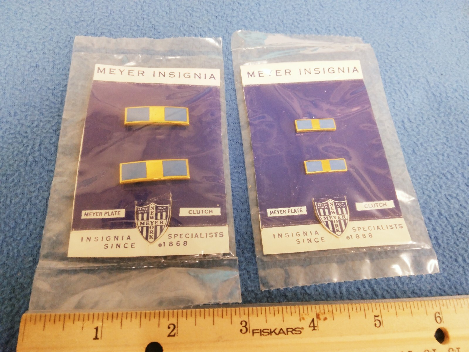 MINI & REGULAR MEYER US Air Force Warrant Officer Pins - BLUE - NEW SEALED