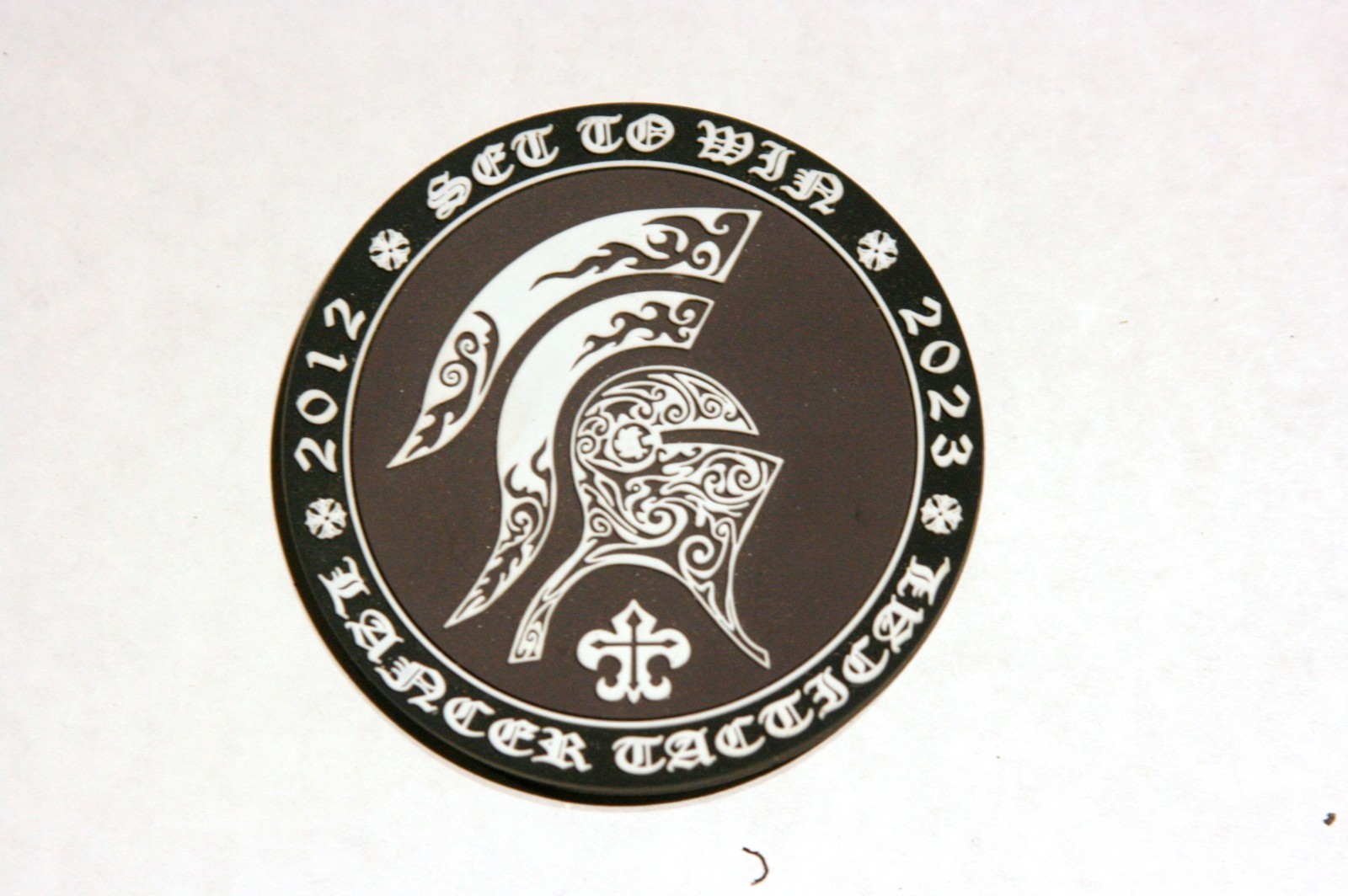 LANCER TACTICAL LOGO 2012-2023 SET TO WIN Tactical Morale Patch Hook Back *NEW