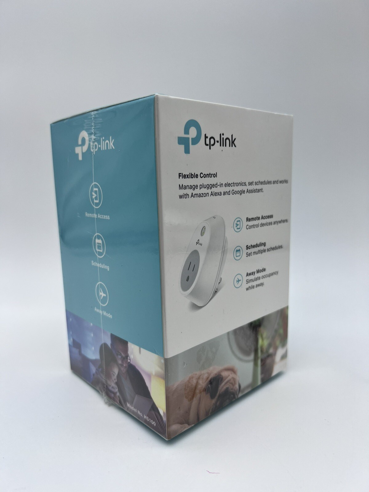 TP-LINK Kasa HS100 Smart Plug, Wi-Fi Enabled, Control Your Electronics. K5