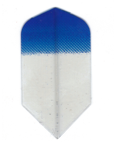 Dart Flights -5 Blue Tint to Clear Amerithon Slim Sets