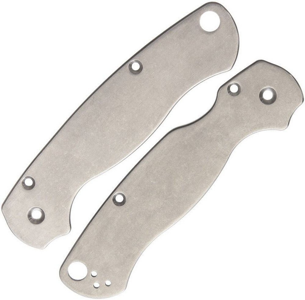 Flytanium Paramilitary 2 Stonewashed Grade 5 Titanium Handle Scales - FLY-030