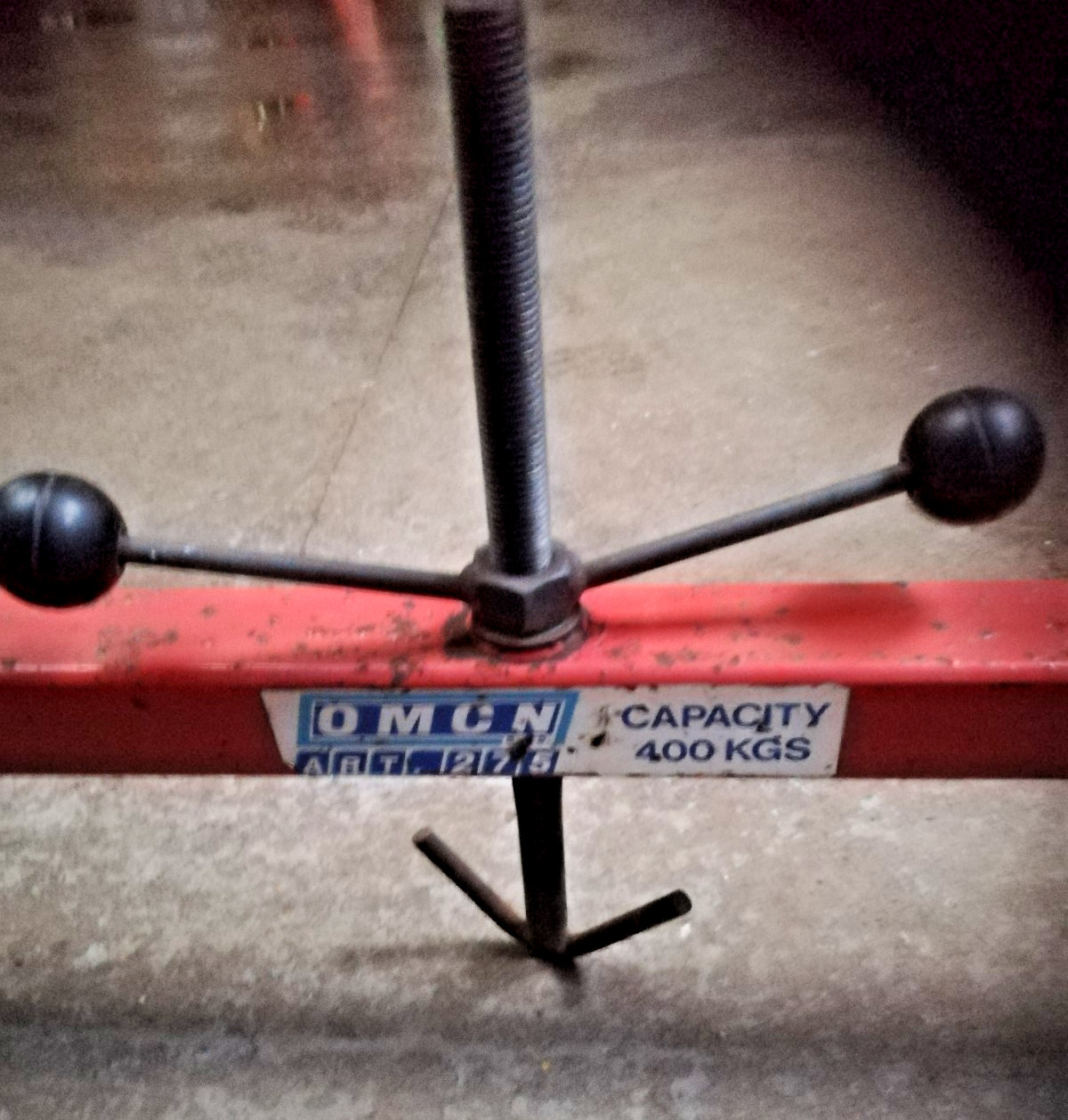 OMCN ART275 Over‑Engine Gearbox, Engine Support Beam 400kg