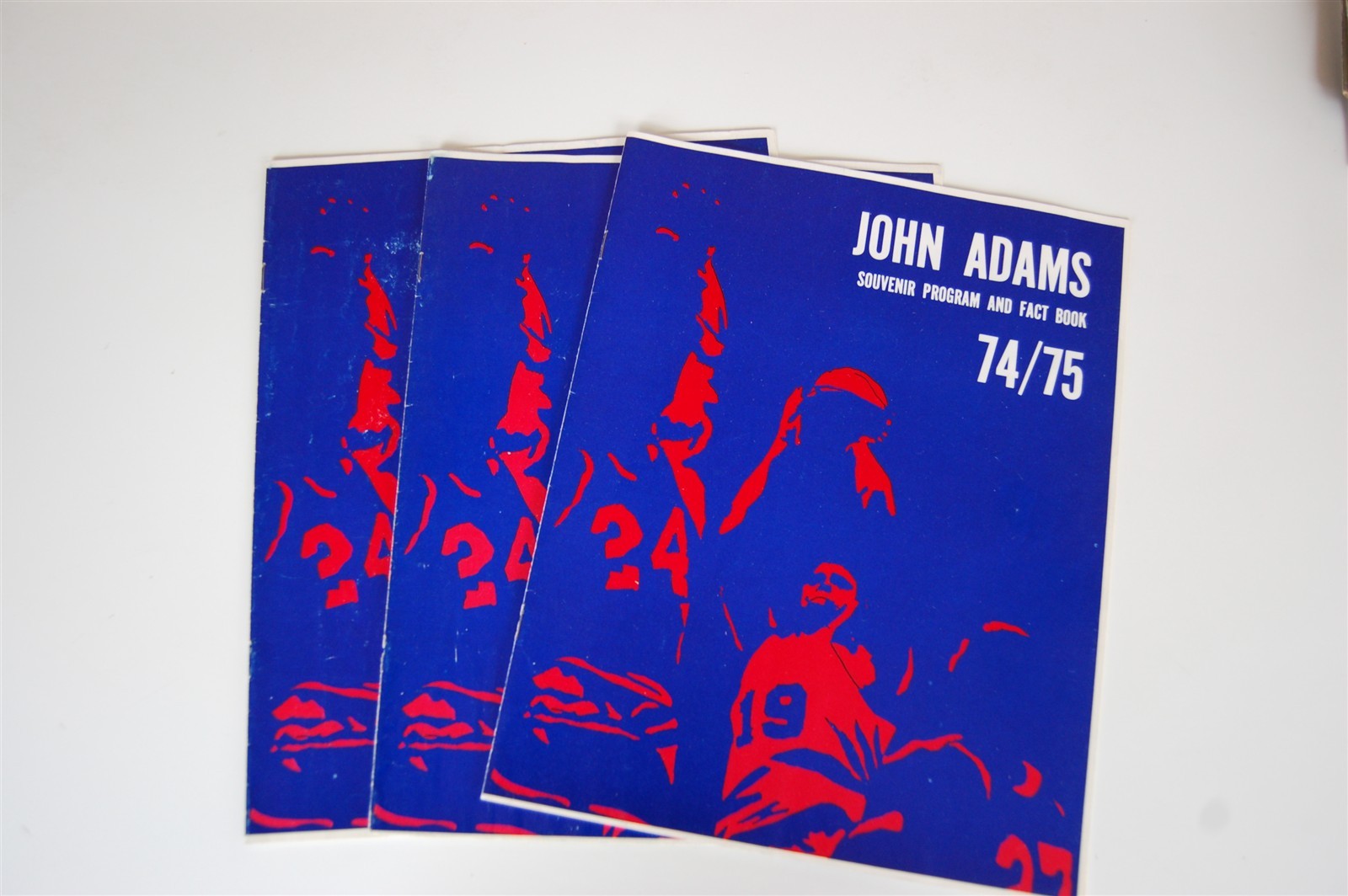 Group of 3 1974-75 South Bend Adams High School Basketball Programs