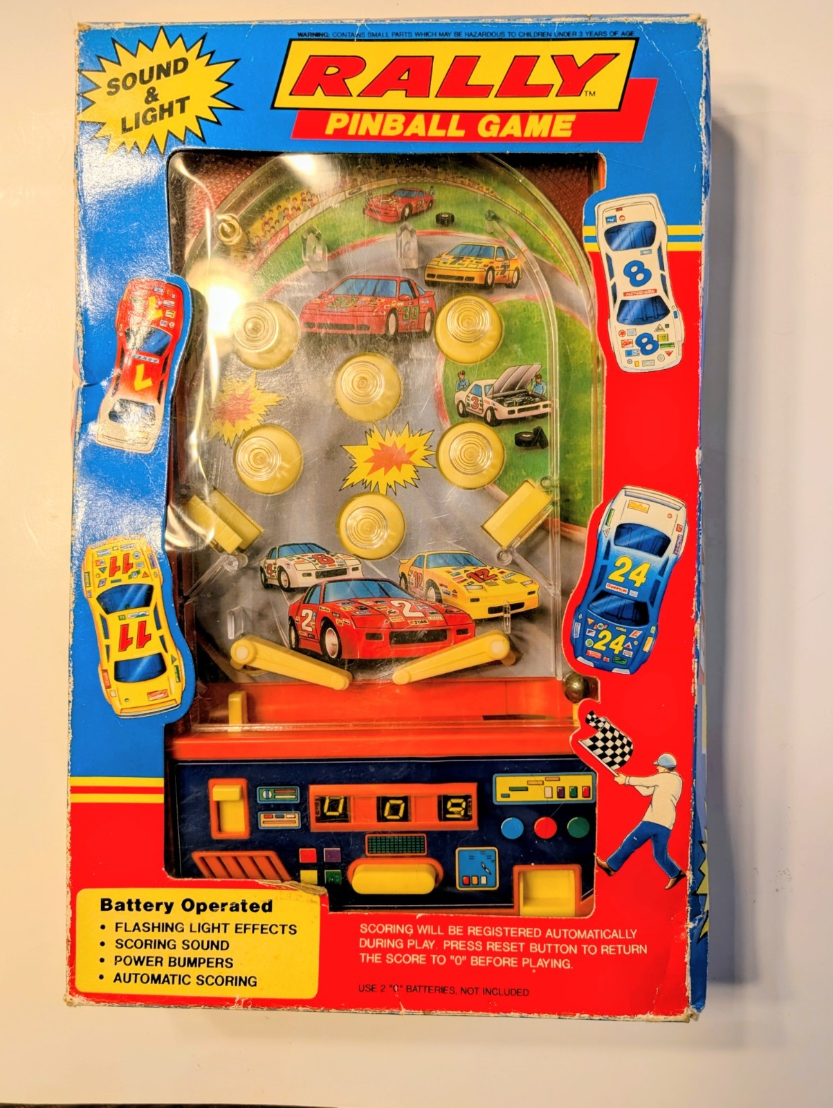 Vintage 1992 Soma Rally Pinball Machine in the Box Tested/Working