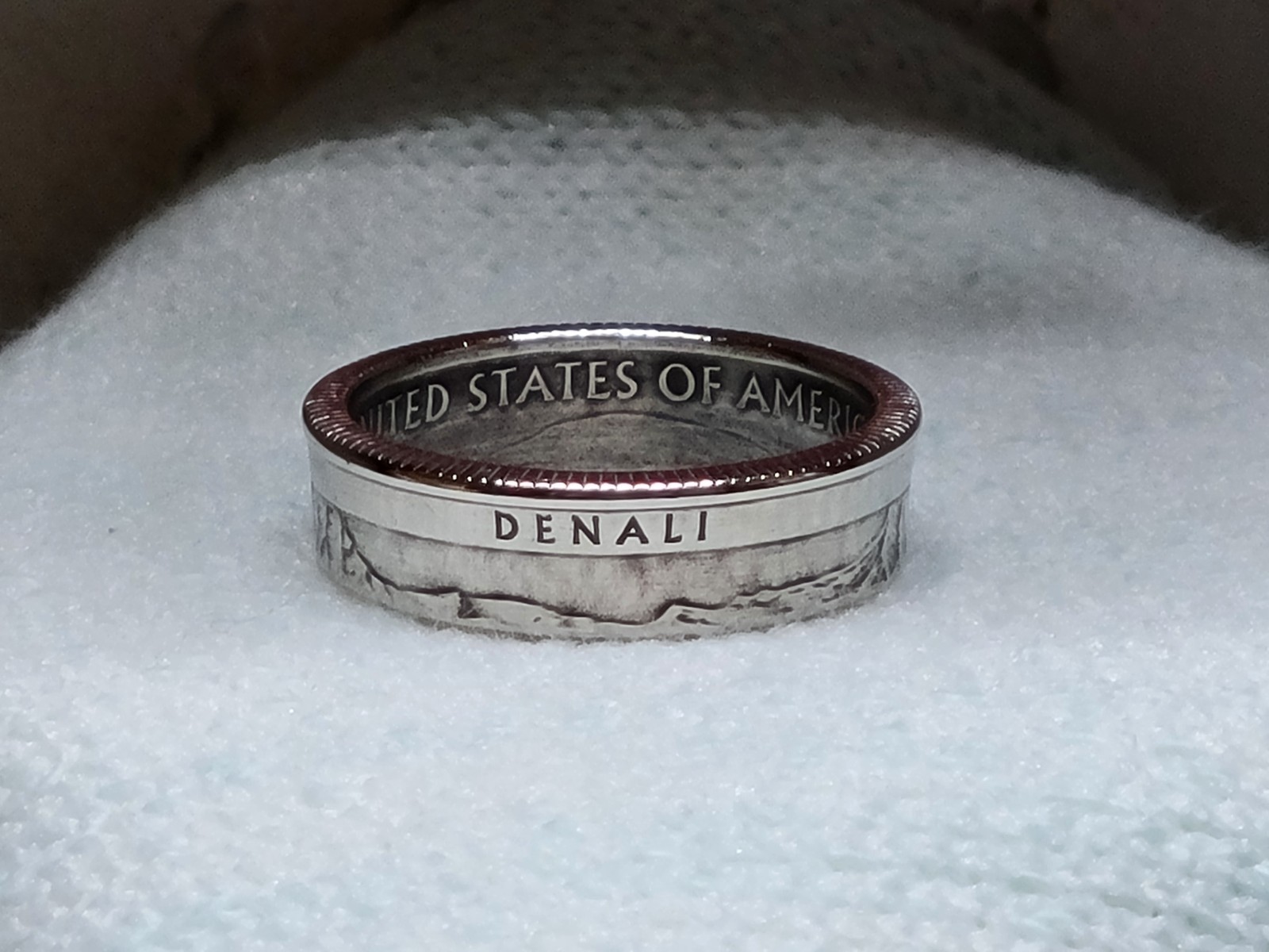 DENALI, AK. - Size 9 State Quarter Coin Ring