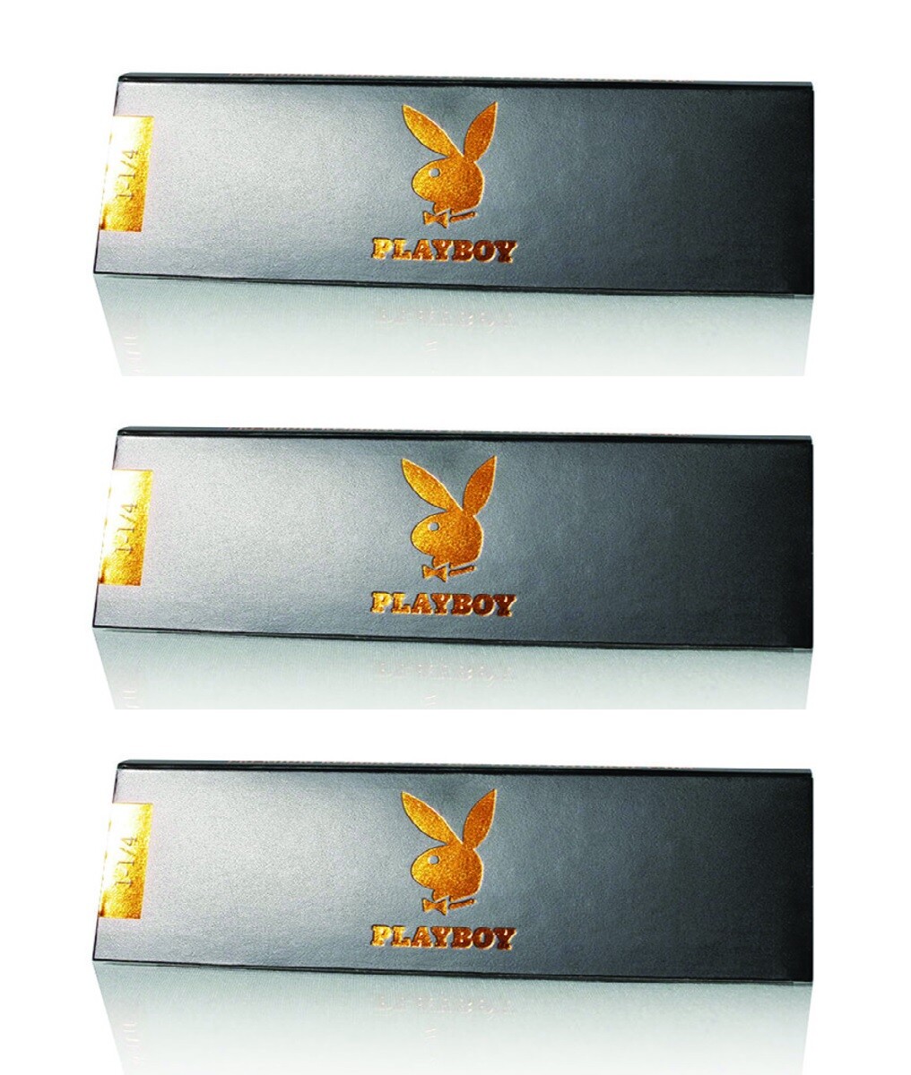 New! ONE PACK of PLAYBOY x RYOT Cigarette Rolling Papers Rose Gold 1 1/4" size