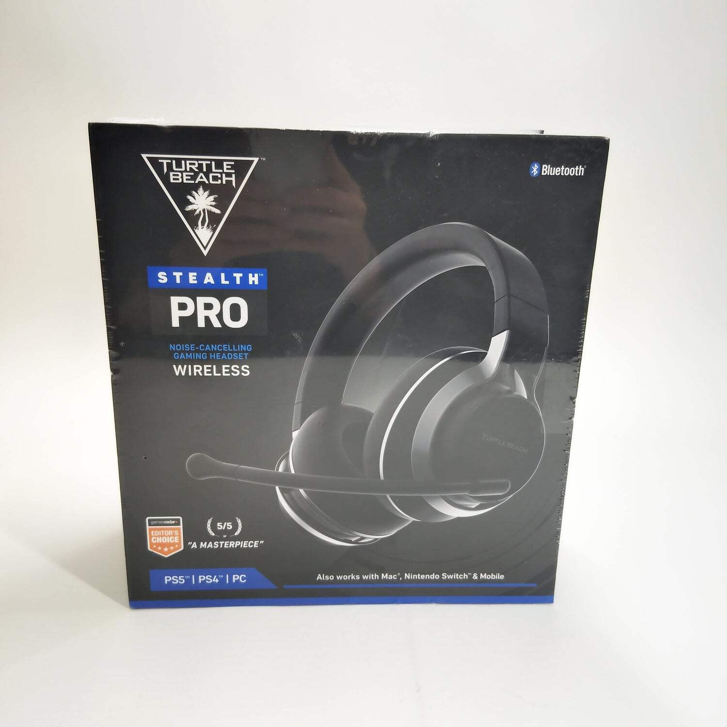 New Turtle Beach Stealth Pro Over Ear Gaming Headset Black TBS-3365-01