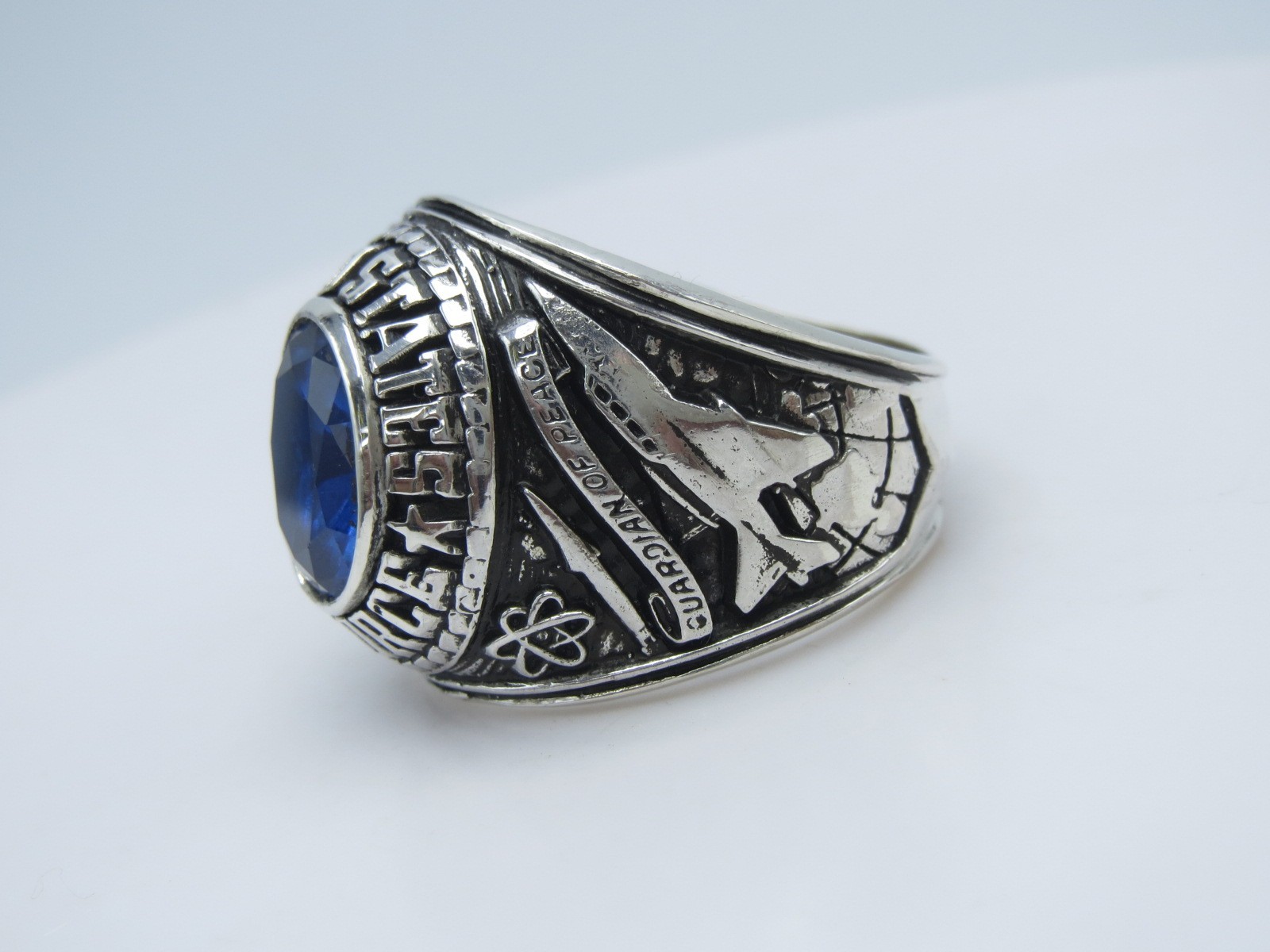 SILVER 925 , RING , USAF , US AIR FORCE RING , USAF , RING , US SIZE 10