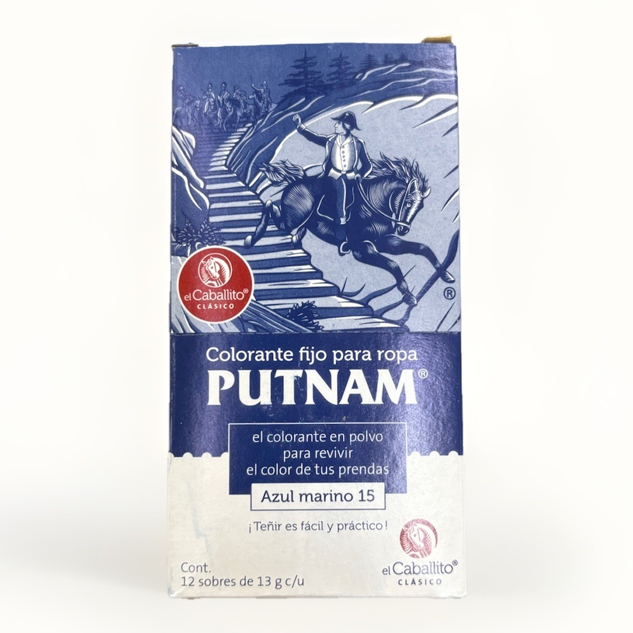 PUTNAM Navy Blue Fabric Dye Powder Azul Marino 15 El Caballito Clothing Dye