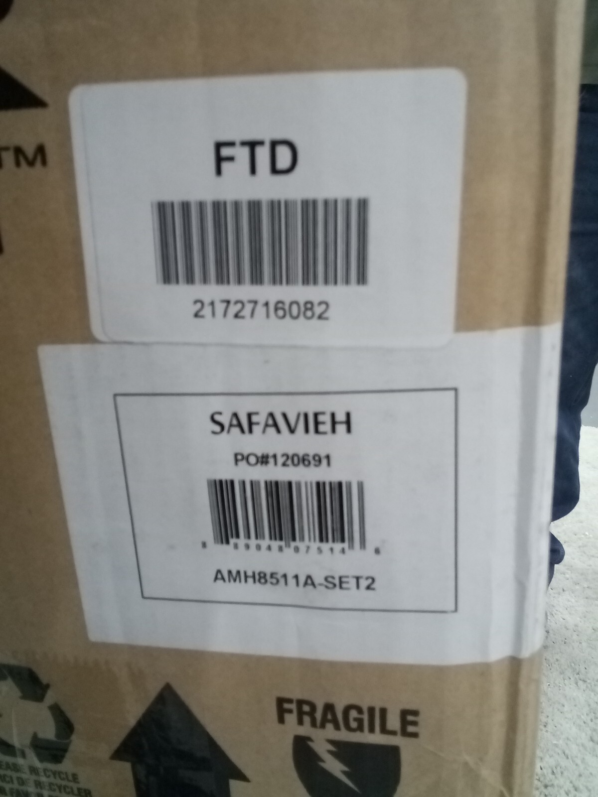 Safavieh Burris Side Chair, Reduced Price 2172716082 AMH8511A-SET2