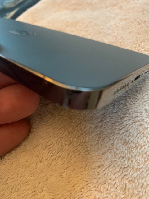 OEM Apple iPhone 12 Pro Max Back cover rear glass chasis grey ( C )