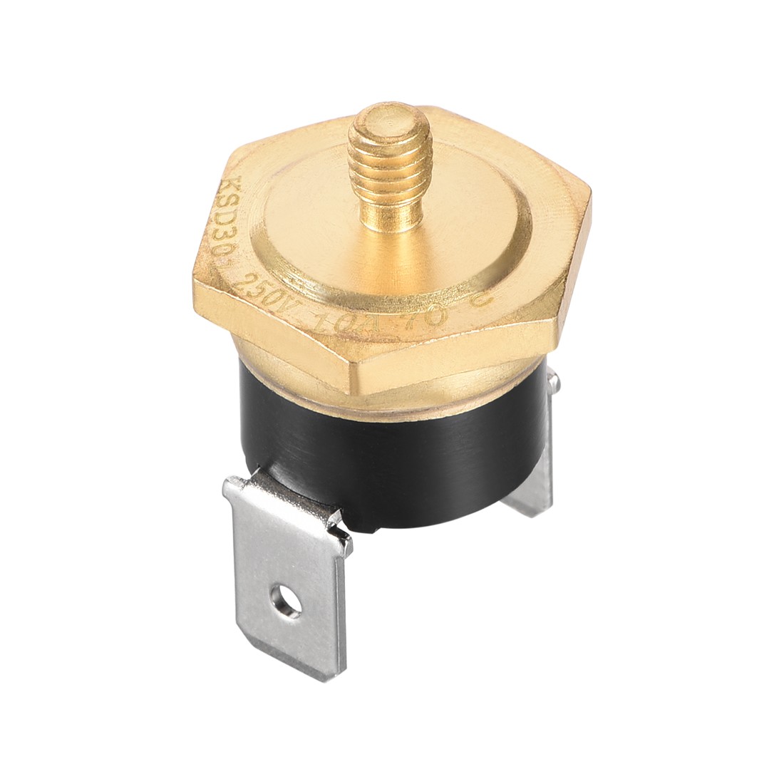 KSD301 Thermostat Temperature Control Switch 70°C Copper M4 NC 10A