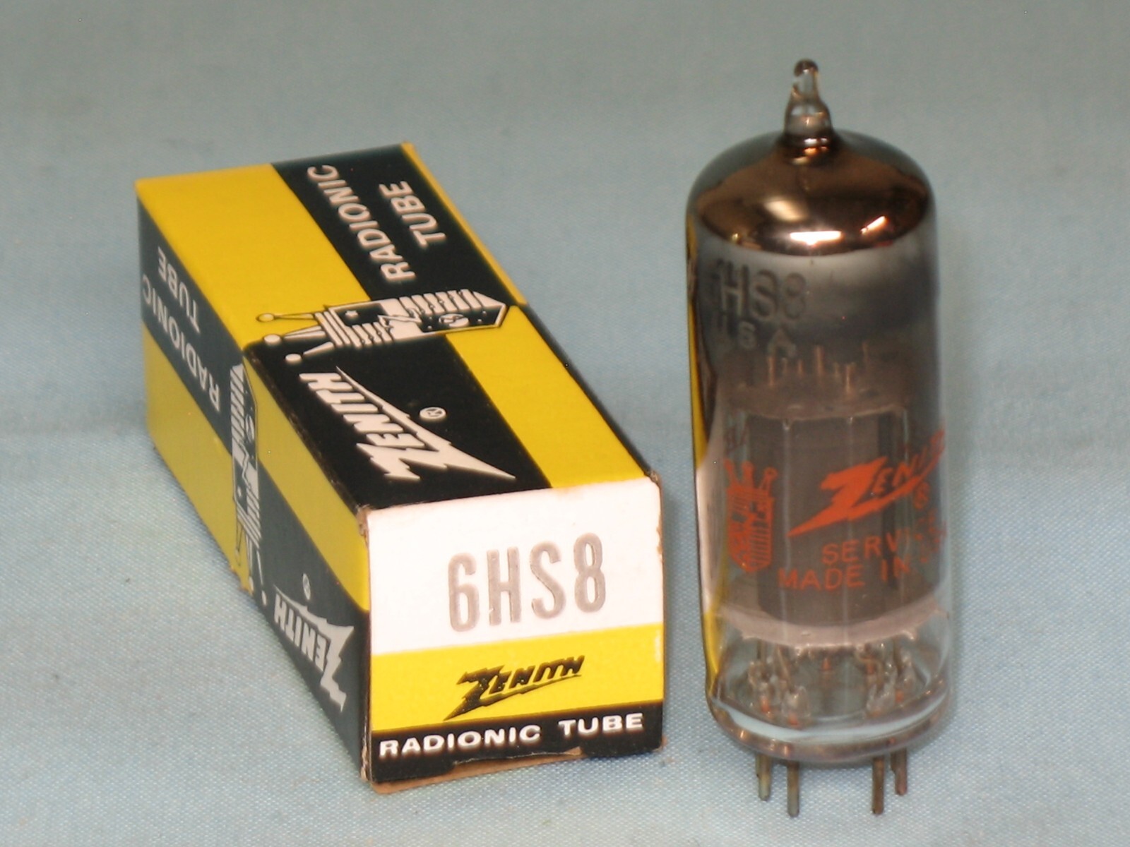 VACUUM TUBE ~ 6HS8 ~ ZENITH ~ NOS ~ 6HS8