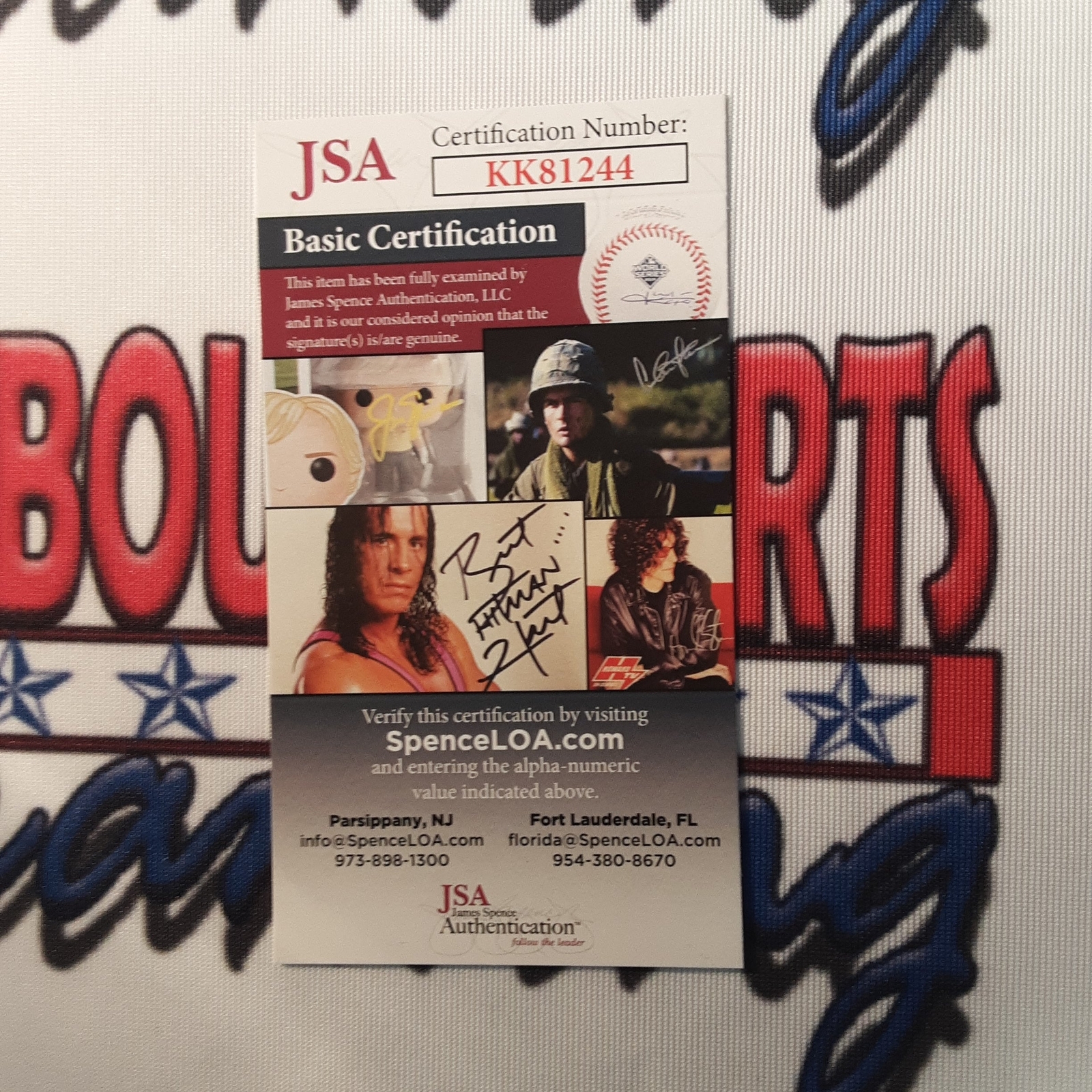 Heather LagenKamp Authentic Signed Elm St Sign Autographed JSA-