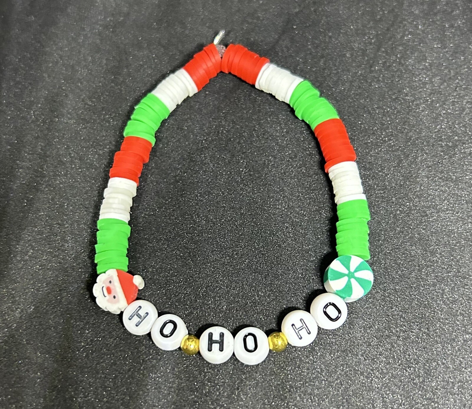 Ho Ho Ho (Christmas) Heishi Bracelet