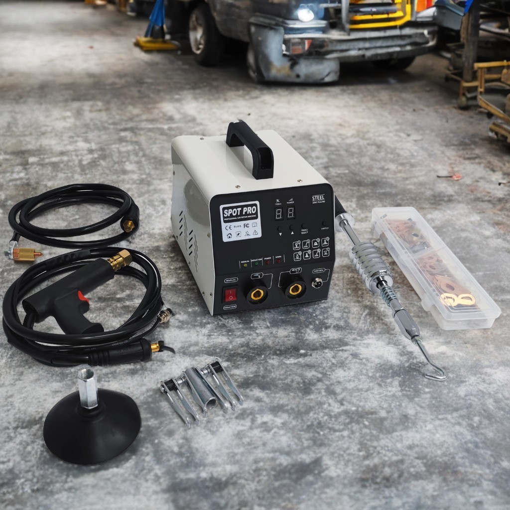 Steel Dent Pulling Machine Car Body Spot Welder Repair Kit 110V 0.4-1.2mm