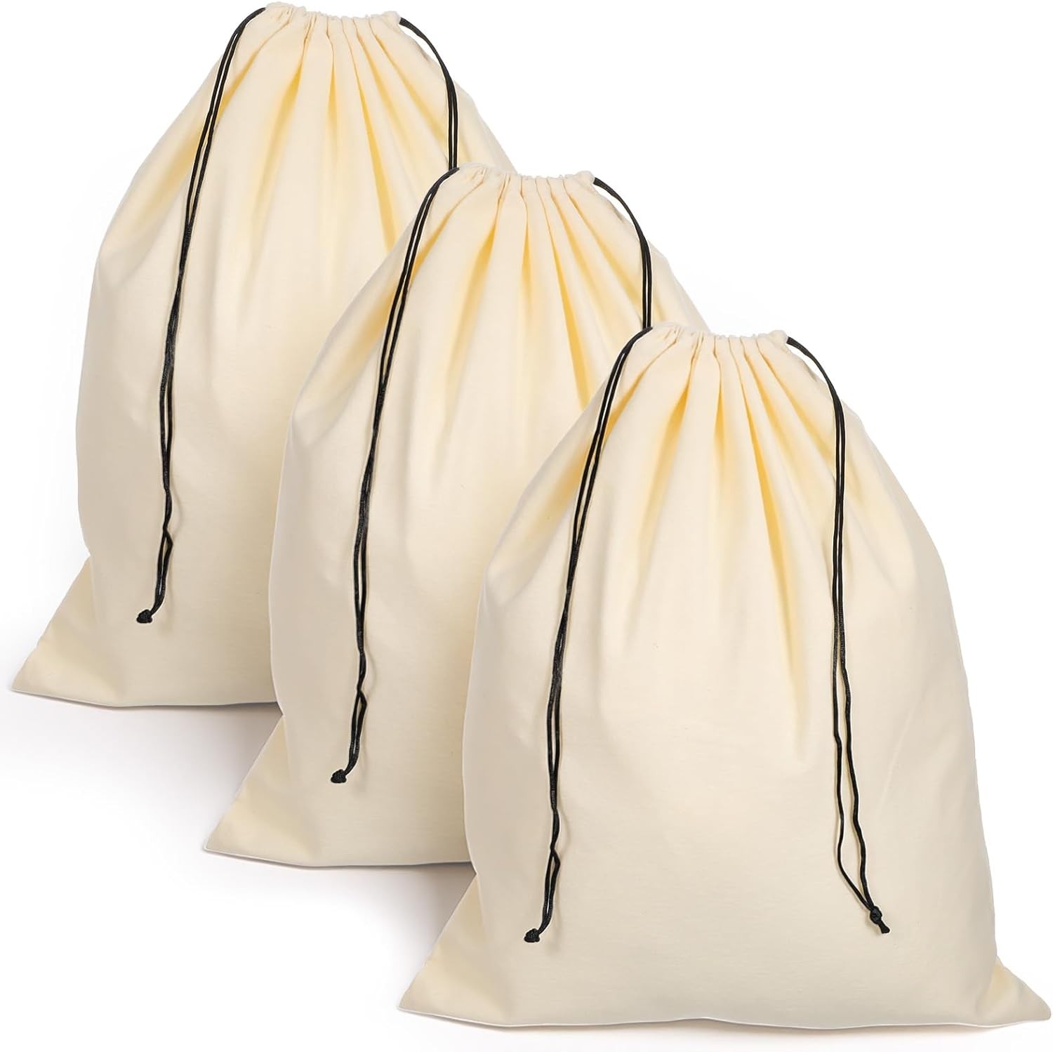 3 Pcs Large Shoe Bags Travel Drawstring Sneaker Travel Bags Storage & Luggage 15