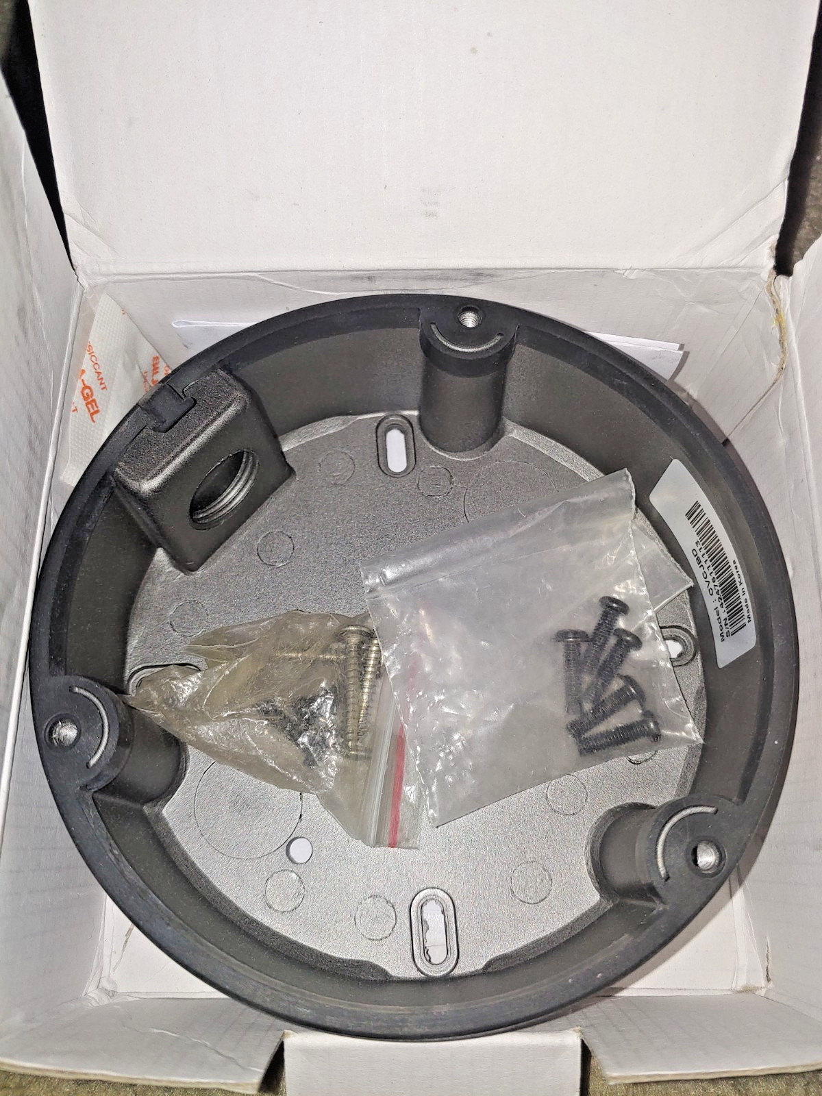 Speco Technologies CVCJBD Small Round Junction Box for Security Dome Camera NEW!