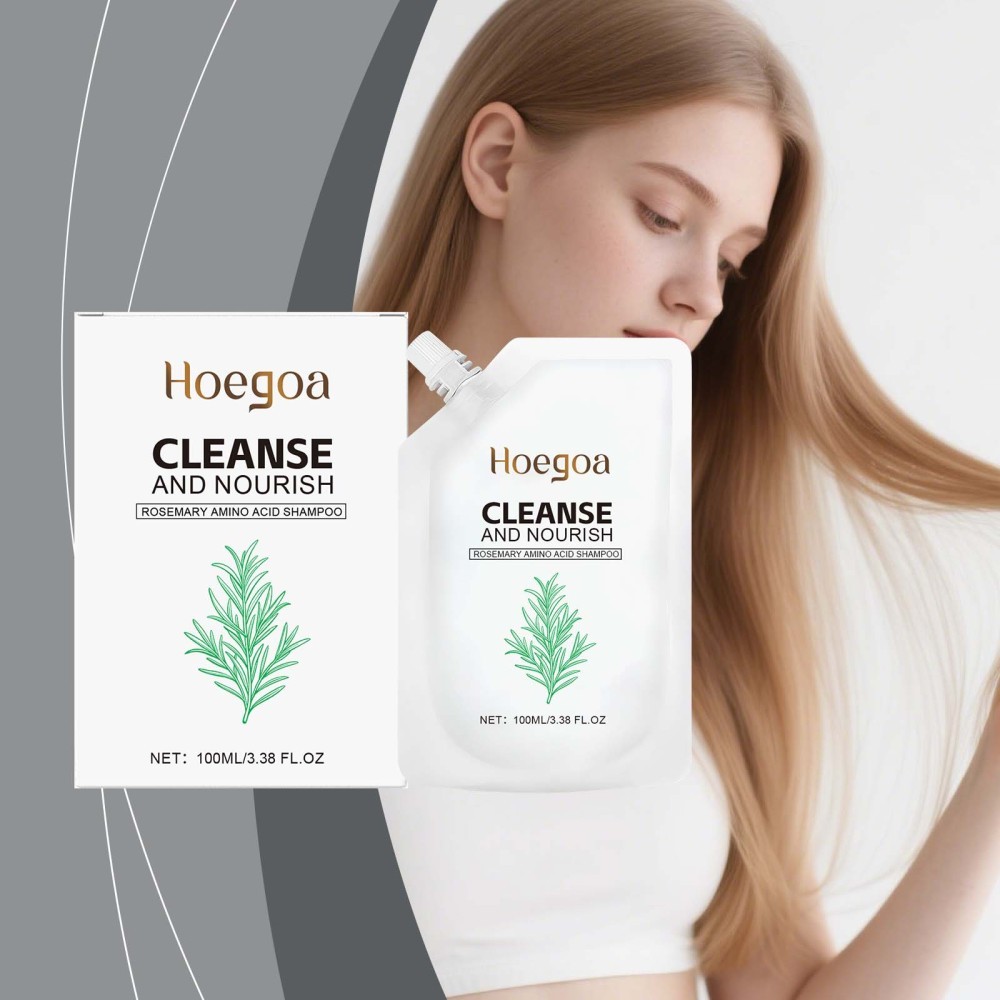 HOEGOA Rosemary Amino Acid Shampoo, Hair Growth Shampoo for Thinning Hair Women