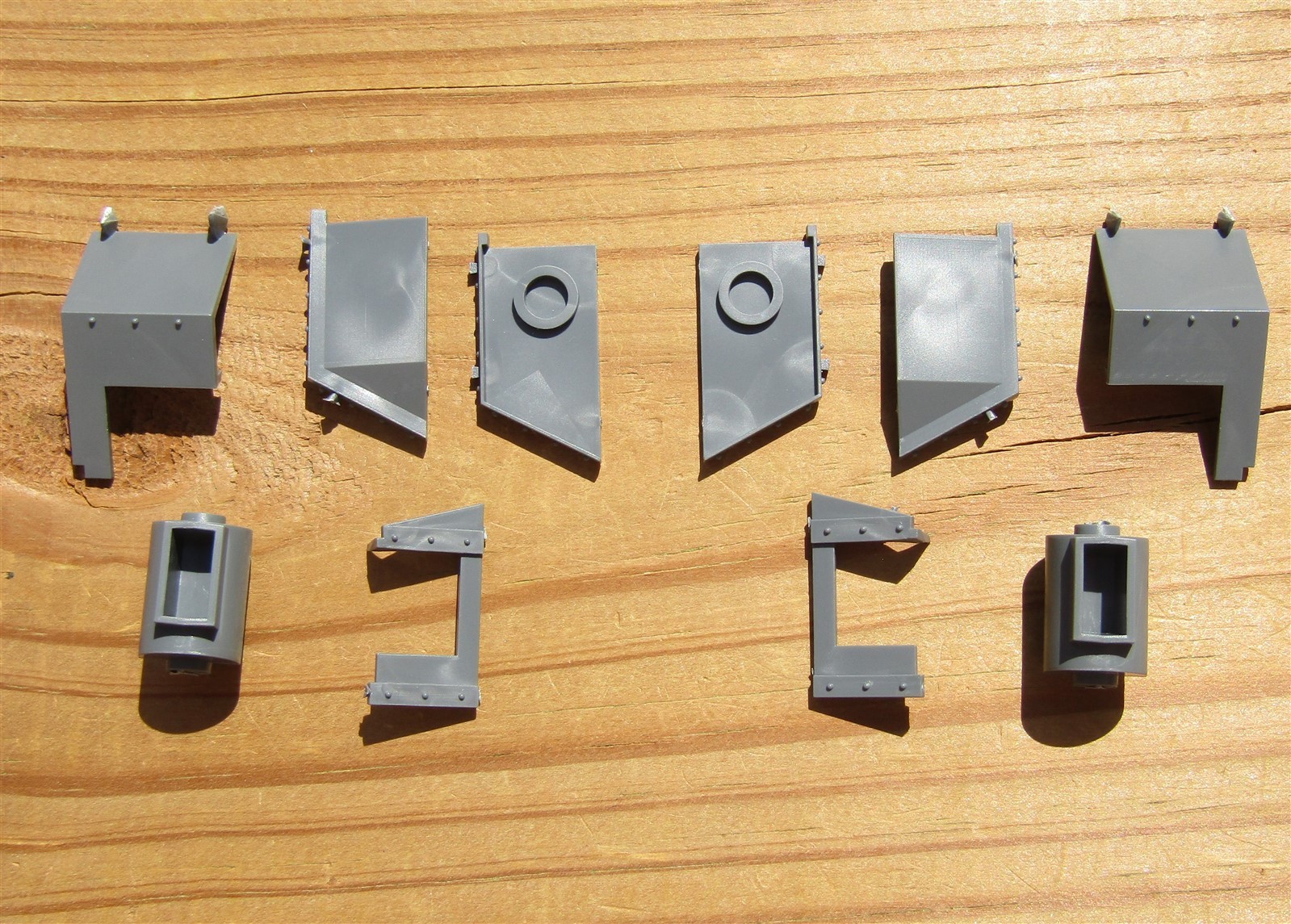 40K Astra Militarum Leman Russ Side Sponsons Weapon Mounts Bits