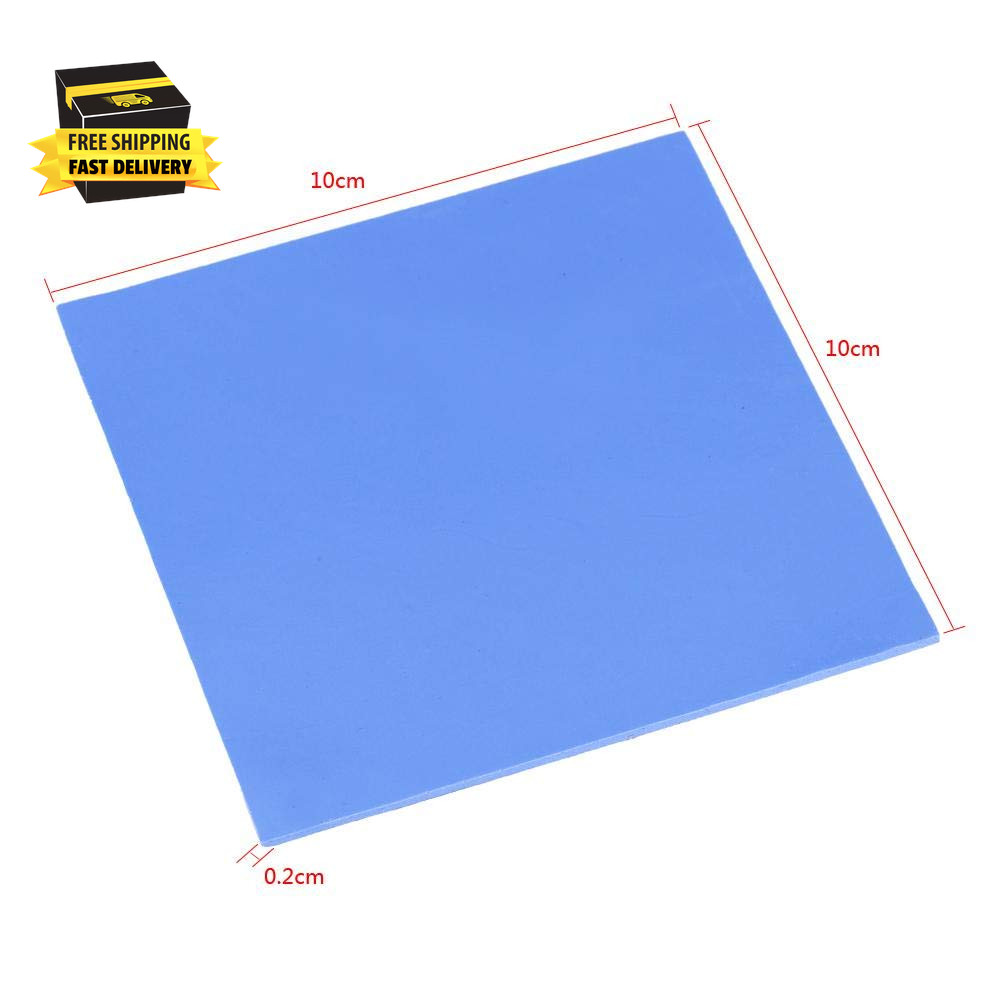 CPU Thermal Pad, 100X100X2Mm, Silicone, Universal, Chassis Mount ⭐️⭐️⭐️⭐️⭐️