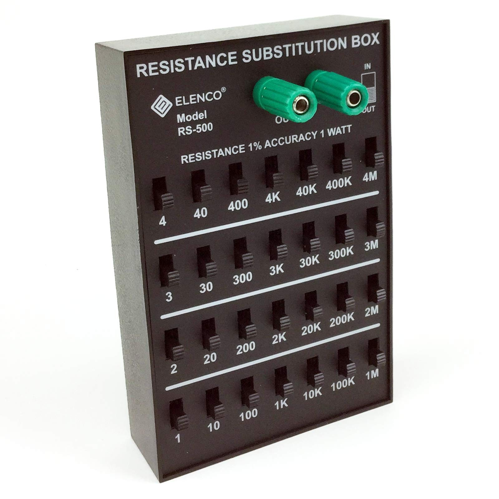 Resistance Substitution Box | Resistance Range From 1Ω To 11, 111 , 110MΩ | 1...