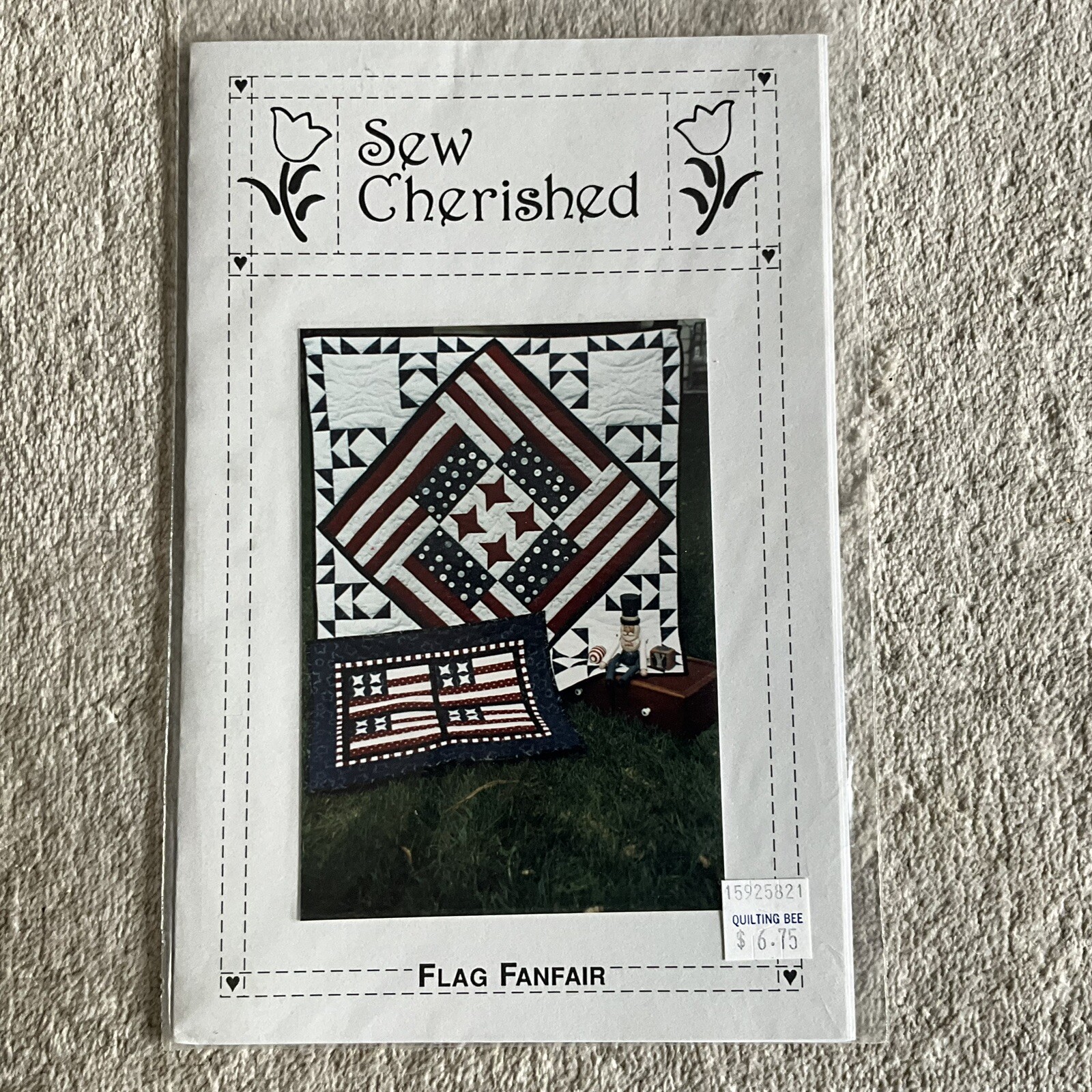 Sew Cherished Flag Fanfair New Uncut Quilt Pattern